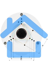 Монтажная коробка DAHUA DH-PFA130-E IP66, IK10 Совместима: для bullet, eyeball