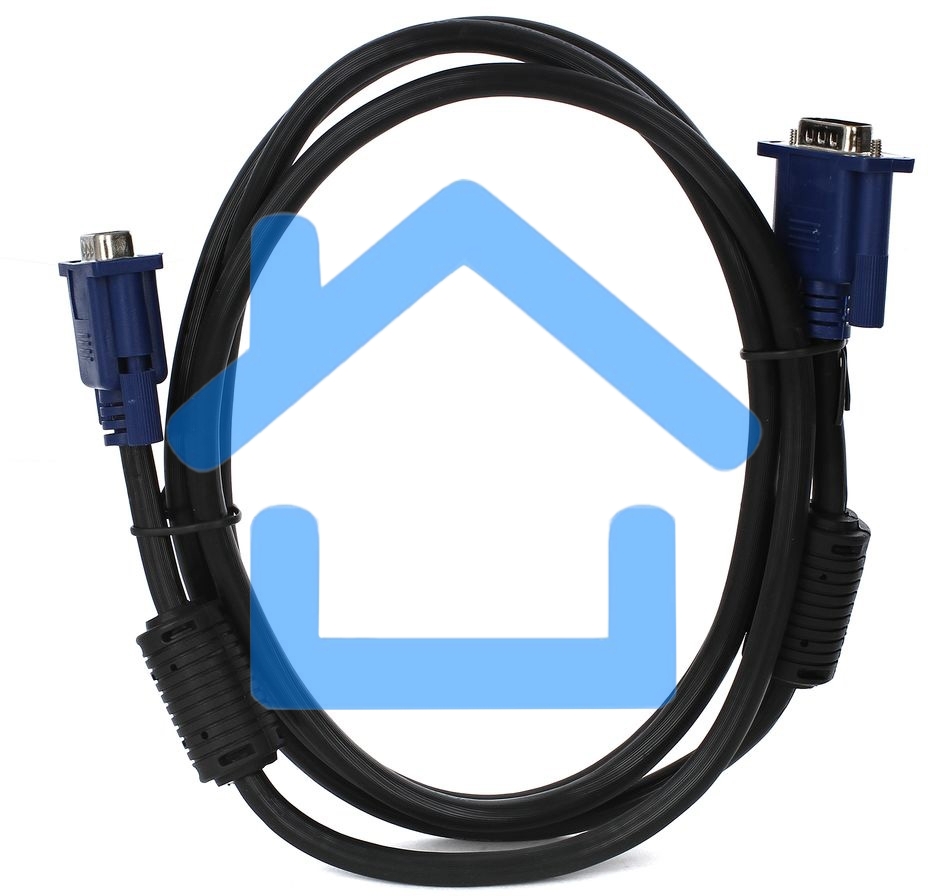 Кабель VCOM VVG6448-1.8M(O) Кабель монитор-SVGA card (15M-15M) 1,8м 2 фильтра