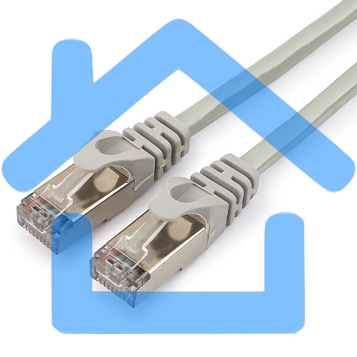 Патч-корд FTP Cablexpert кат.6, 1.5м, литой, многожильный (серый)