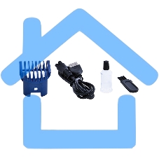 Машинка для стрижки Centek CT-2104 черный/синий DC мотор, аккумулятор, до 50 мин., USB зарядка