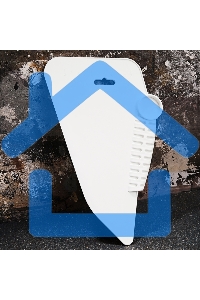 Шпатель обойный пластмассовый 280 мм 