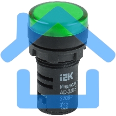 Арматура светосигнальная AD-22DS 24В AC/DC зел. ИЭК BLS10-ADDS-024-K06