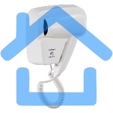 Фен для волос Puff-1200 1405.001 1.2кВт белый