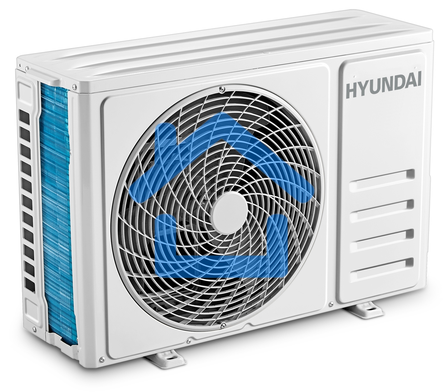 Кондиционер сплит-система Hyundai HAC-24/T-PRO 24000 BTU, 70 м², 31/47 дБ, охлаждение, обогрев, осушение, белый