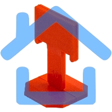 Система выравнивания плитки СВП - зажим 500 шт. Сибртех