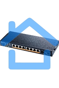 Коммутатор Zyxel XMG1915-10EP-EU0101F (L2+) 8x2.5Gbит/с 2SFP+ 8PoE++ 130W управляемый