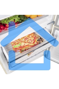 Холодильник Maunfeld MFF1857NFBG бежевый инвертер двухкамерный 336/117л морозилка снизу