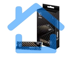 Накопитель SSD MSI 500Gb SPATIUM M371 M.2(22x80мм), NVMe, PCIe 3.0 x4, 3D TLC, R/W 2200/1150, IOPs 60 000/200 000, TbW 110, DWPD 0.12