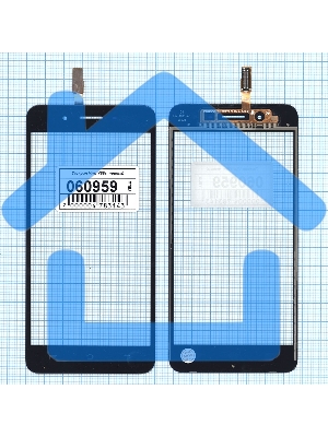 Сенсорное стекло (тачскрин) для Vivo Y55s, черное