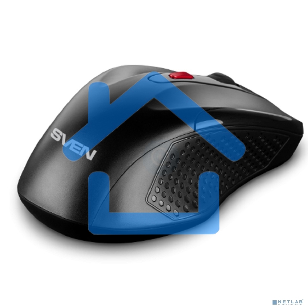 Мышь беспроводная SVEN RX-450W черный, 3200 dpi, радиоканал, USB, кнопки - 6