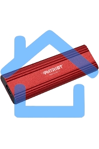 Внешний SSD Patriot Transporter Lite, 2TB, USB 3.2 Gen 2 Type-C, R/W 1000/1000, красный