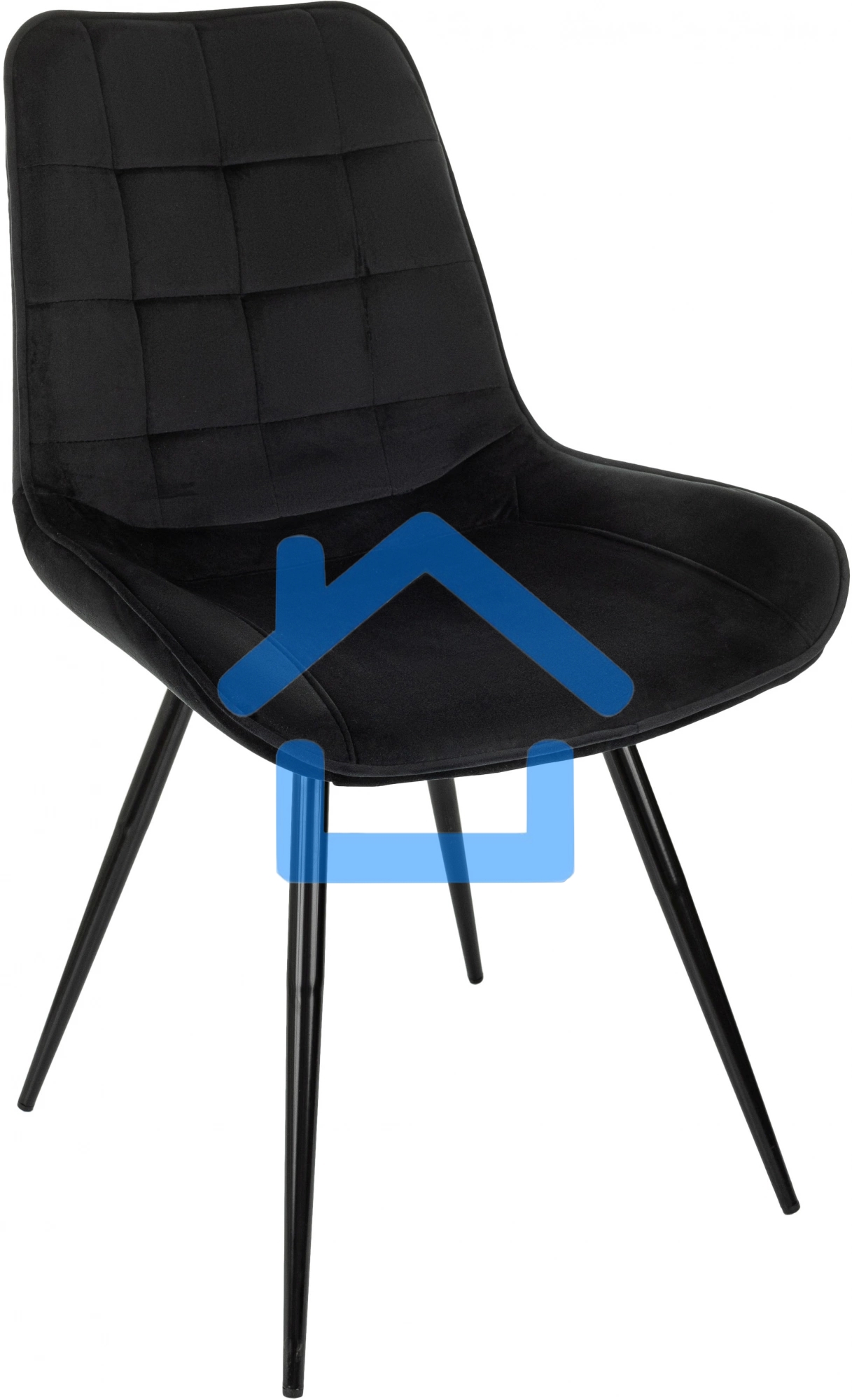 Стул для дома Бюрократ CH-K2_4 комплект 4шт черный Holland 75 металл черный на ножках (CH-K2_1/HL75_4)