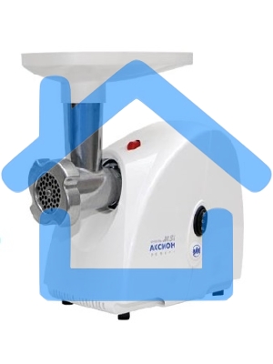 Мясорубка Аксион М31.01 (максимальная мощность 1500 Вт, номинальная мощность 230 Вт, производительность — до 100 кг/час, масса — 4 кг, функция РЕВЕРС, отсек для хранения решеток и сетевого шнура, решетка с отверстиями д. 5 мм, решетка с отверстиями д. 7 м