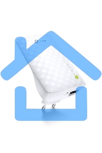 Повторитель беспроводного сигнала TP-Link SOHO RE200 10/100BASE-TX/Wi-Fi белый поставляется без кабеля RJ-45