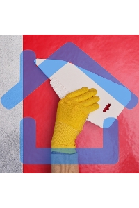 Шпатель обойный пластмассовый 280 мм 