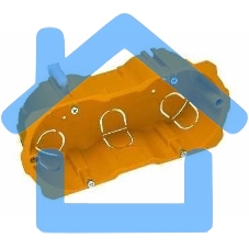 Коробка установочная СП для ГСК двойн. SchE KM-251