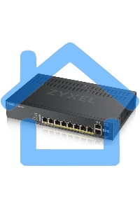 Коммутатор Zyxel NebulaFlex GS1920-8HPV2-EU0101F 8G 8PoE+ 130W управляемый