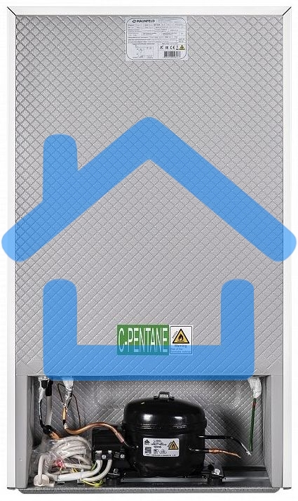 Холодильник Maunfeld MFF83W белый мат. однокамерный 85л