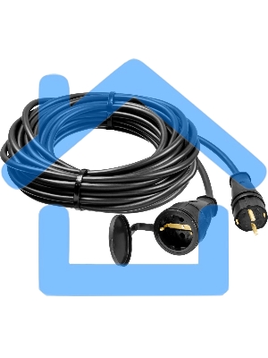 Удлинитель-шнур RC 315, 10 м, 3700 Вт, 1 гнездо, IP44, КГ 3х1,5 мм2, STAYER