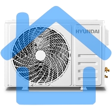 Кондиционер сплит-система Hyundai HAC-24/T-PRO 24000 BTU, 70 м², 31/47 дБ, охлаждение, обогрев, осушение, белый