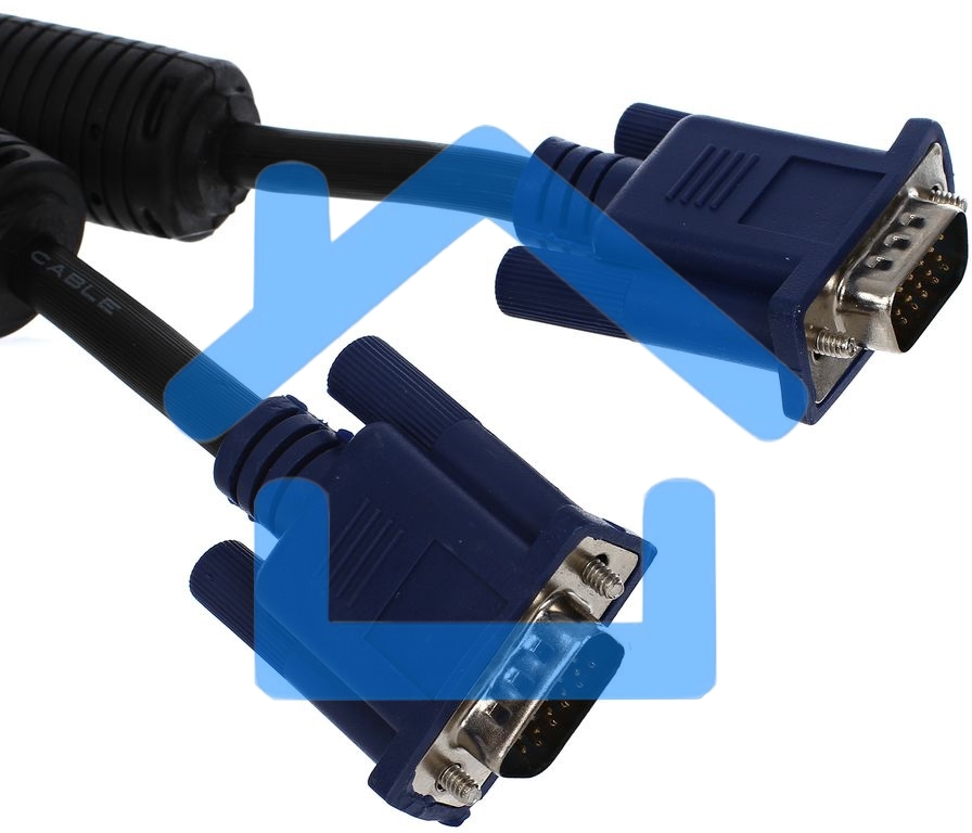 Кабель VCOM VVG6448-1.8M(O) Кабель монитор-SVGA card (15M-15M) 1,8м 2 фильтра