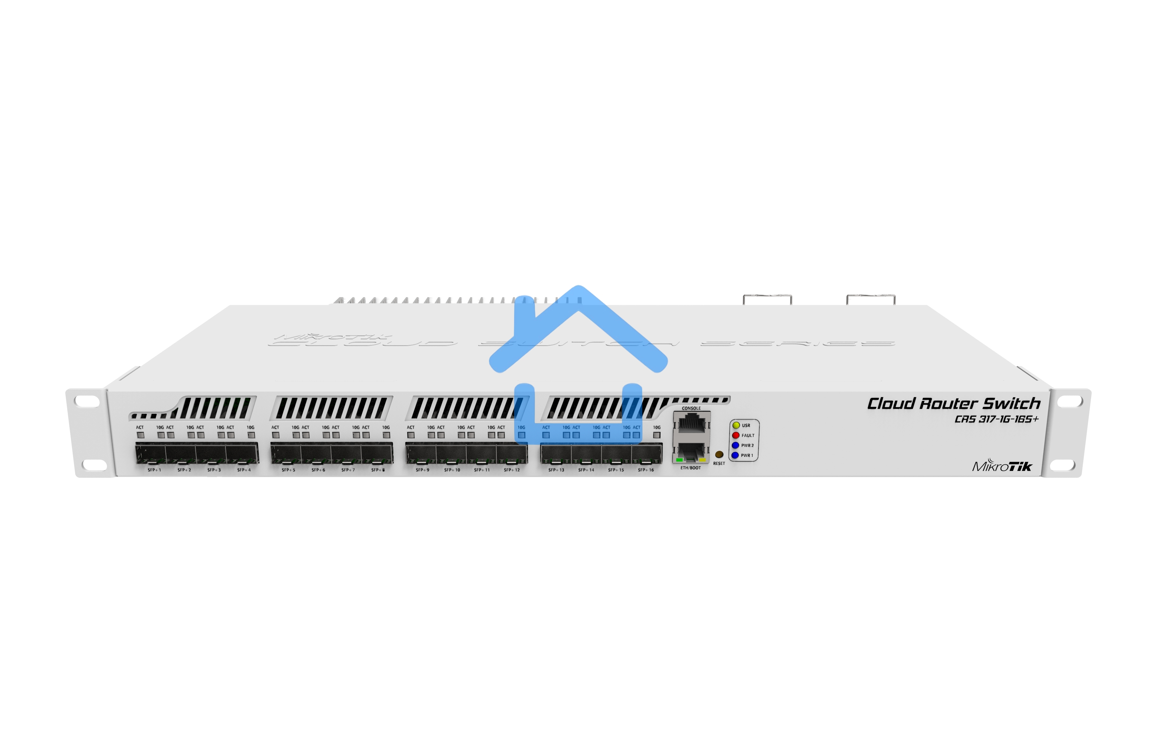 Коммутатор MikroTik CRS317-1G-16S+RM 16х SFP+, 1х 1G RJ45, SwOS или RouterOS