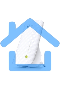 Повторитель беспроводного сигнала TP-Link SOHO RE200 10/100BASE-TX/Wi-Fi белый поставляется без кабеля RJ-45