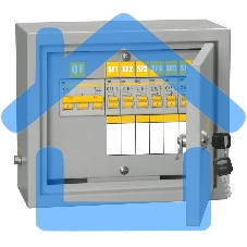 Щит ОЩВ-6/ОЩВ-3-63-6-0 (ВВ63А 6х16А) IP31 ИЭК MSM10-3N-06-31