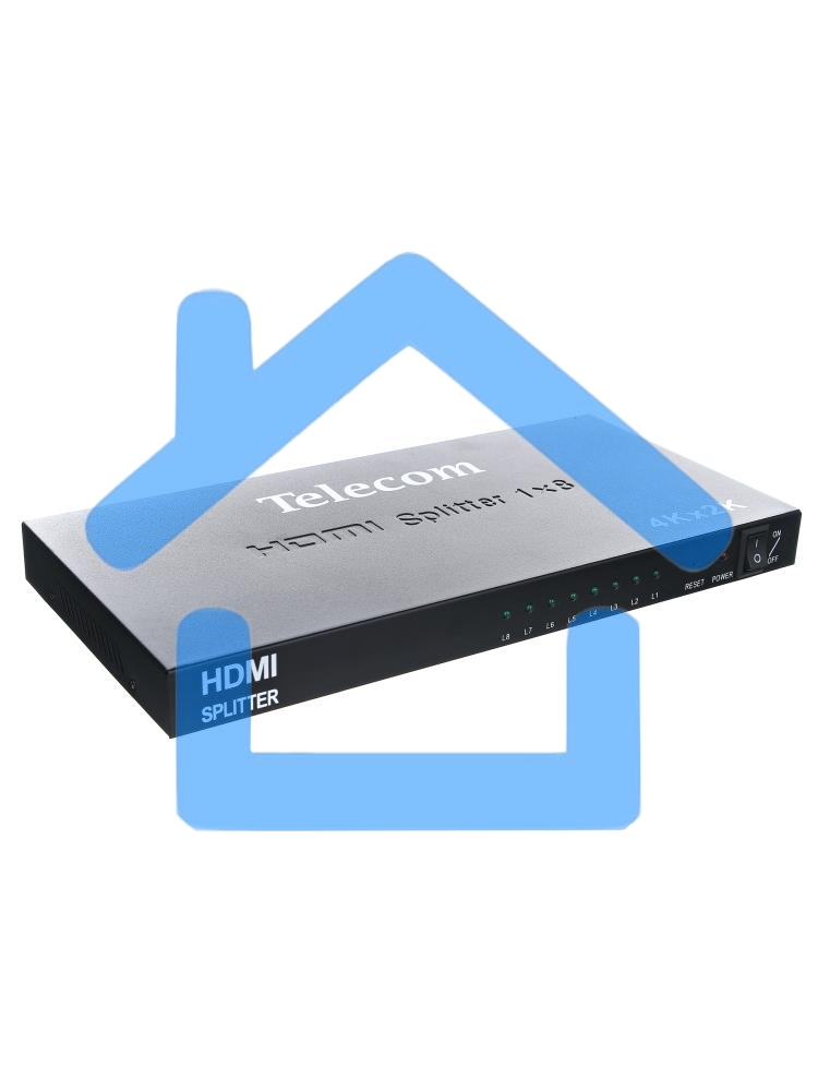 Разветвитель Telecom HDMI 1=>8 4k@30 HZ <TTS7010>