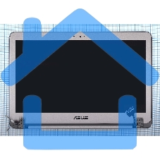 Крышка для Asus Zenbook UX305UA FHD серая