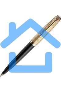 Ручка шариковая Parker 51 Deluxe (CW2123513) Black GT M, черные чернила, подарочная коробка