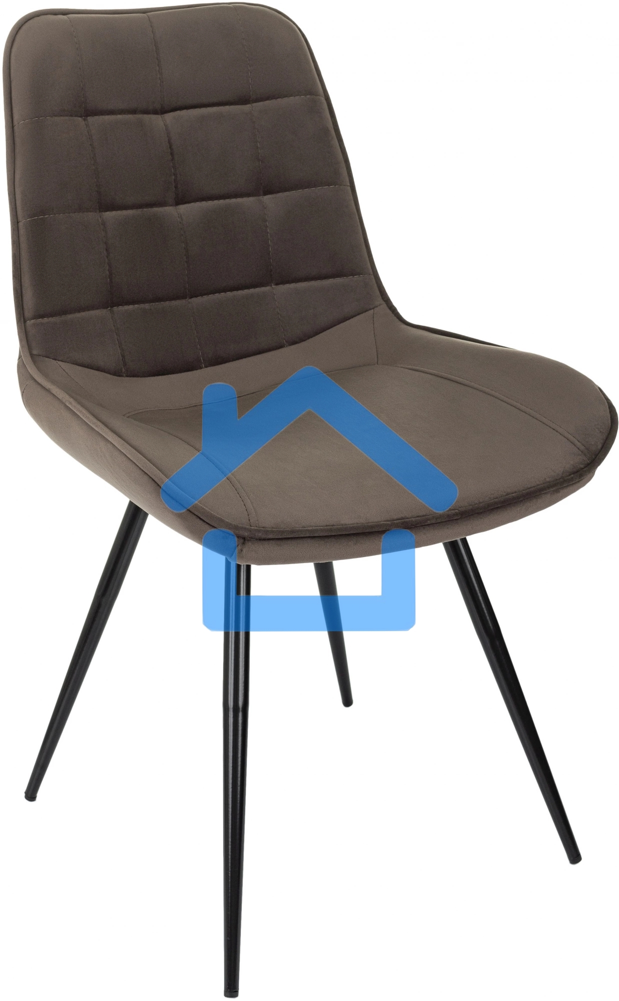 Стул для дома Бюрократ CH-K2_4 комплект 4шт коричневый Holland 74 металл черный на ножках (CH-K2_1/HL74_4)