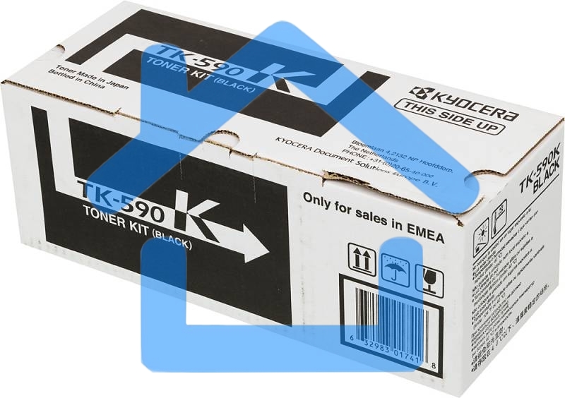 Картридж лазерный Kyocera TK-590K (1T02KV0NL0) черный для FS-C2026MFP/C2126MFP/C2526MFP/C2626MFP/C5250DN, P6026CDN/P6526CDN 7000 стр.