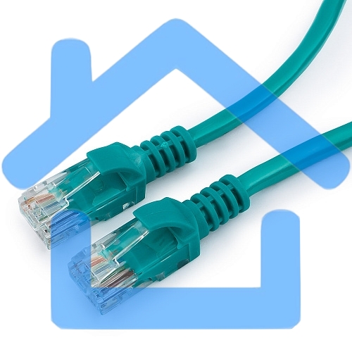 Патч-корд UTP Cablexpert кат.5e, 3м, литой, многожильный (зеленый)