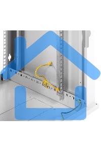 Шкаф телекомм. настенный разборный 15U (600х520) дверь стекло, черный