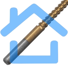 Сверло-фреза Matrix, 6 мм, универсальное, нитридтитановое покрытие, цилиндрический хвостовик