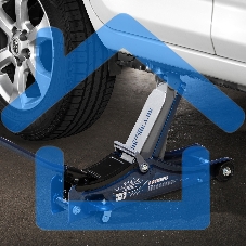 Домкрат STELS 51129гидравлический подкатной 2 тонны low profile 80-380мм