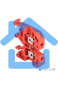 Колодка клеммная JXB-2.5/35 (25а) крас. EKF plc-jxb-2.5/35r