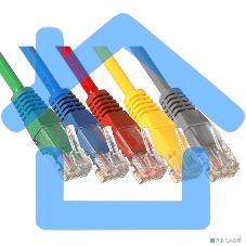 Патч-корд ExeGate EX286376RUS UTP-RJ45-RJ45-5e-0,5M-LSZH-YL, UTP, cat.5e, LSZH, 0.5м, желтый