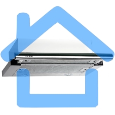 Вытяжка встраиваемая Elikor Интегра 60Н-400-В2Л нержавеющая сталь, 60 см, 400 куб. м/ч, 55 дБ