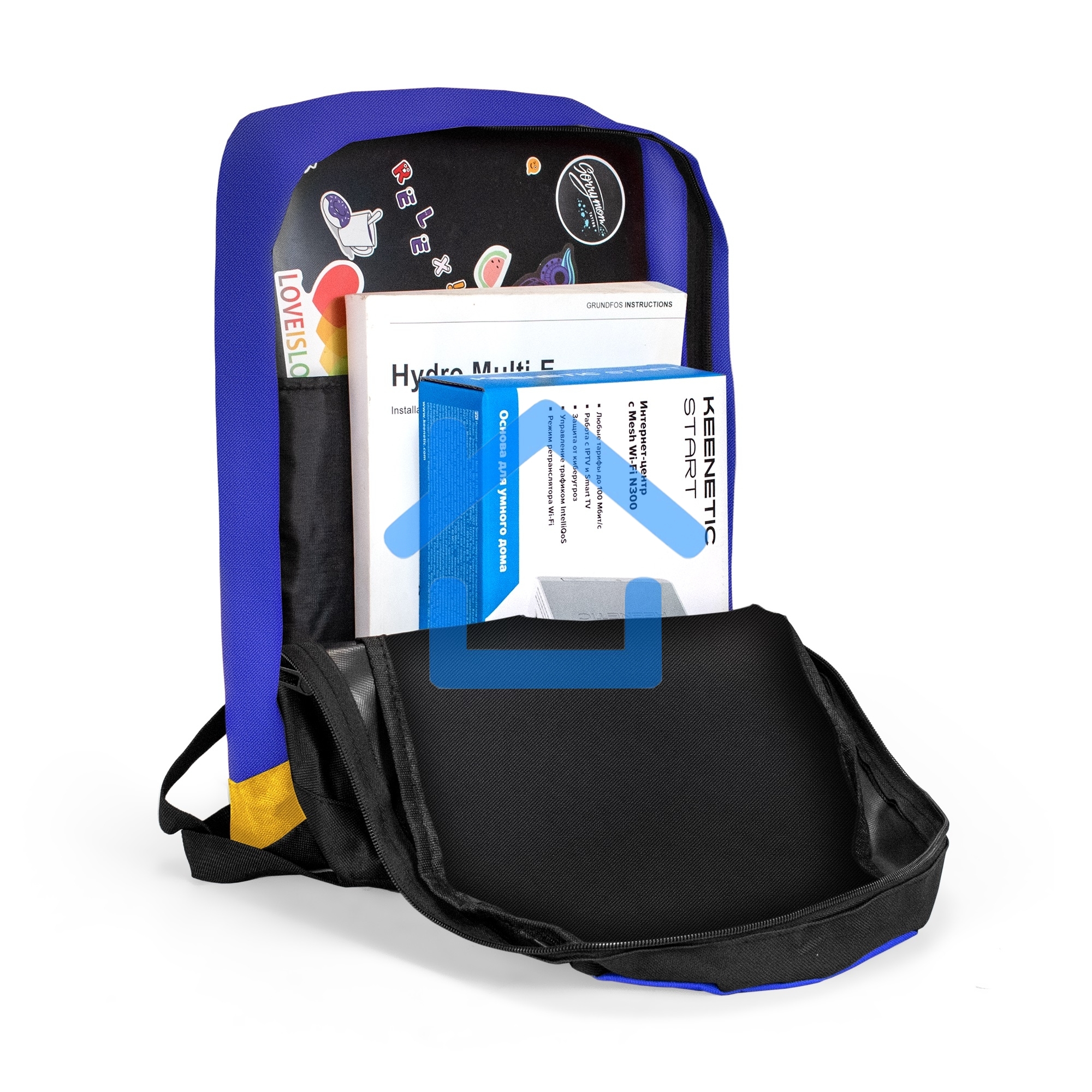 Рюкзак ExeGate Start D1541 Blue, синий, полиэстер, 15.6