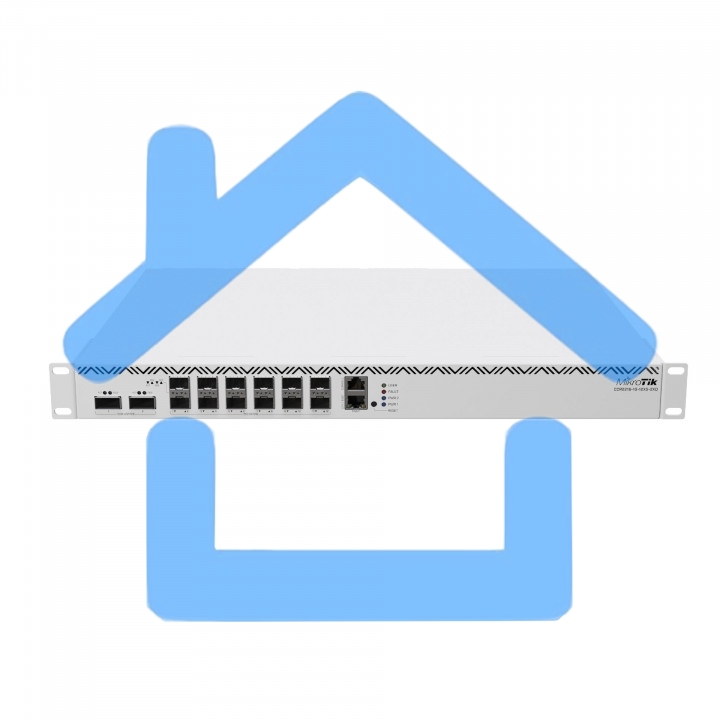 Роутер MikroTik CCR2216-1G-12XS-2XQ 10/100/1000BASE-TX/SFP серый