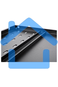 Полка аккумуляторная ЦМО СВ, усиленная, 1U, 25х496х580 мм (ВхШхГ), для шкафов и стоек, черный