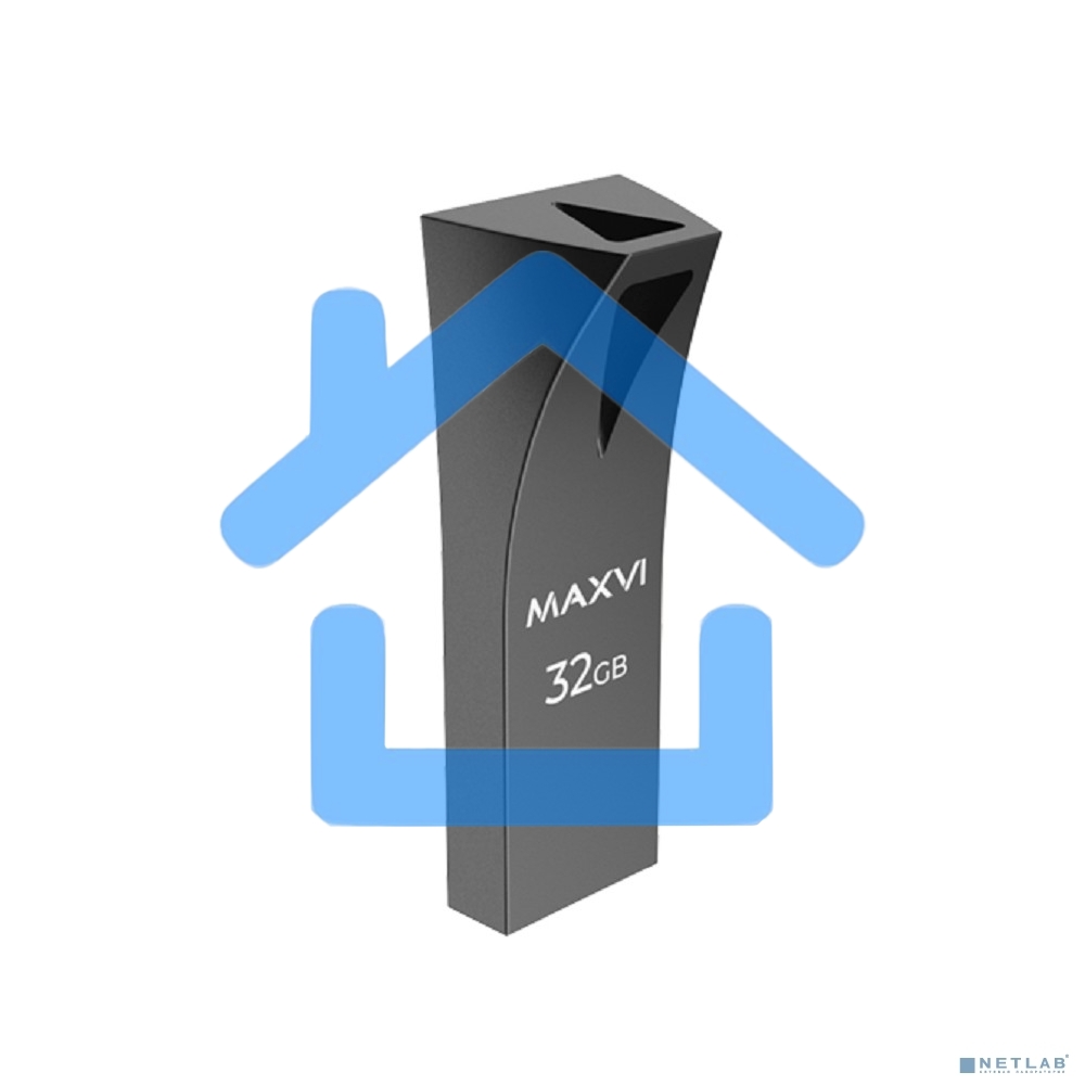 Флешка USB R/W Maxvi MK2 32Gb USB 2.0 dark grey