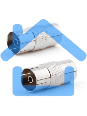 Переходник Cablexpert APL-TVFTVF-01, TV (мама) / TV (мама), блистер