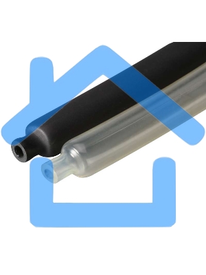 Трубка термоусадочная клеевая ТТК-(3:1)-4.8/1.6 черный 1м КВТ 59694