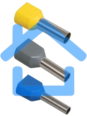 Наконечник-гильза изол. НГИ2 1.5-12 кр. (уп.100шт) ИЭК UTE10-D2-6-100