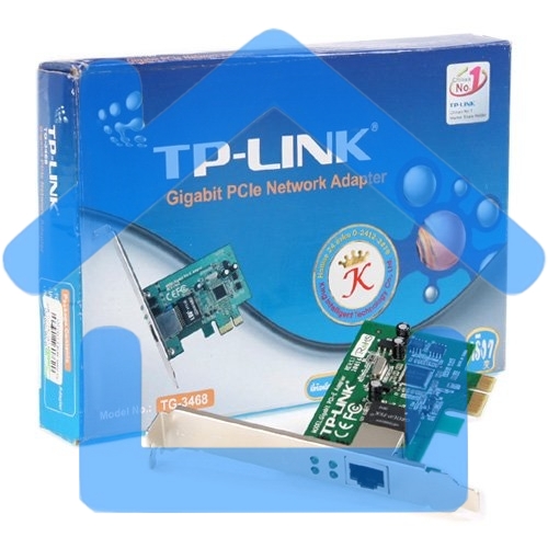 Сетевая карта TP-Link TG-3468 SOHO 32bit Gigabit PCIe, Realtek RTL8168B chipset