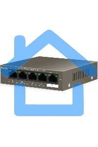 Коммутатор Tenda TEF1105P-4-38W 5PORT 10/100M
