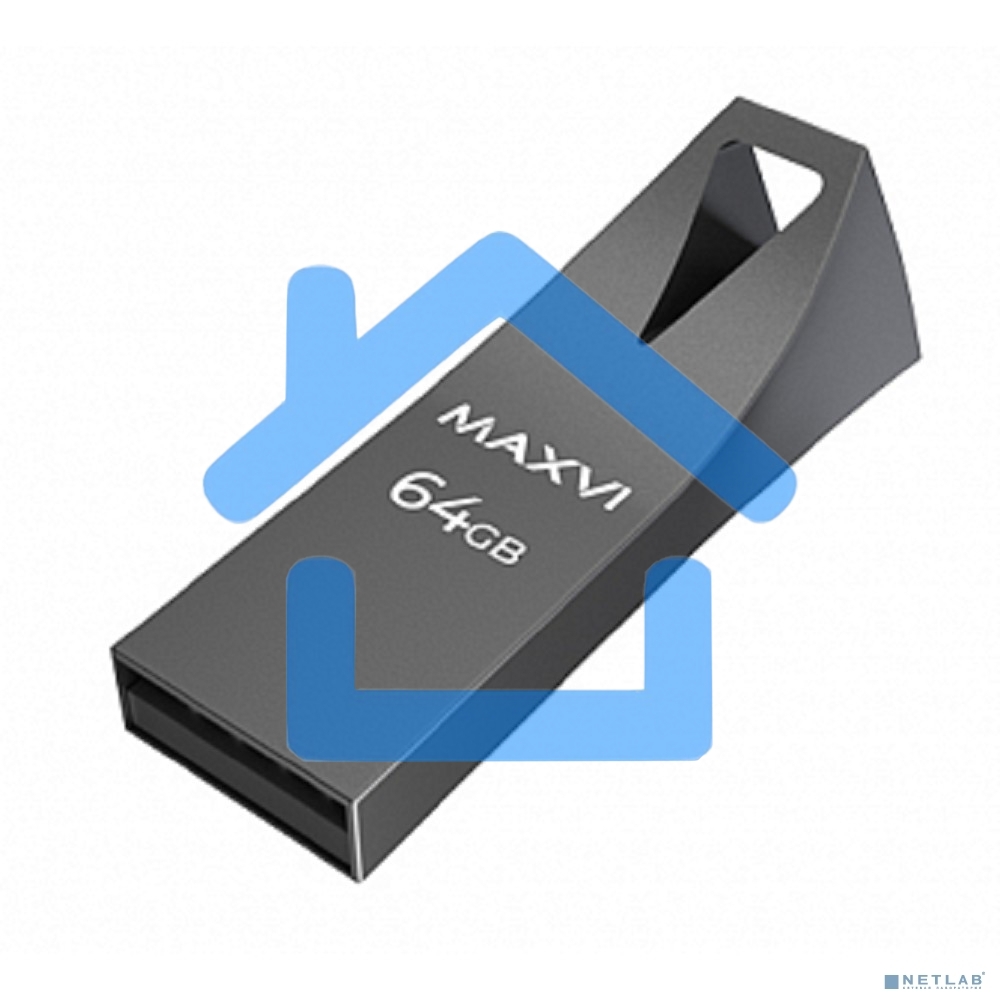 Флешка USB R/W Maxvi MK2 64Gb USB 2.0 dark grey